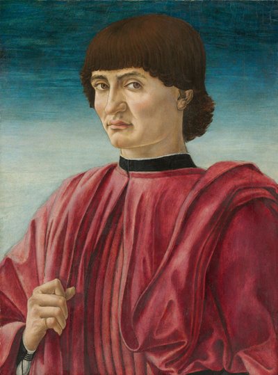Portrait of a Gentleman by Andrea del Castagno